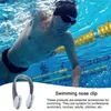 耳栓1個のPCS防水シリカゲルノーズ保護クリップスイミングノーズクリップシリコン水泳ノーズクリッププラグ