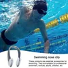 Earplugs 1 Pcs Waterproof Silica Gel Nose Protection Clips Swimming Nose Clips Silicone Swimming Nose Clip Plugs For Adults Kids Swimming 230616