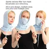 Hoeden met brede rand Zomerfietsmutsen Zonnebrandcrème Gezichtsmasker Nekbeschermer Lang zonnescherm Zijde met hoed UV-bescherming Sport sjaal