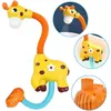 Badspeelgoed Elektrische giraffe waterpomp spray babybadje speelgoed babybadje douchekop babydouchekop 230615