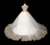 Robes de fille fleur longue robe dorée paillettes dentelle filles robes de bal fille robes de soirée princesse robes de fille de mariage 230615