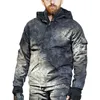 Herenjassen Heren Outdoor Combat Draagbaar Tactisch camouflagejack met capuchon Herenfleece Militair Warm Waterdicht Winddicht