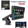 Lettore MP5 per auto portatile da 7 pollici Carplay wireless AN Auto FM Stereo Multimedia inserimento scheda Bluetooth Host Carplay wireless