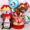 Ny god jul Santa Claus Snowman Navidad Elk Aluminium Film Balloons Happy Christmas Balloons Home Birthday Party Decoration