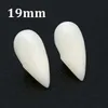 New 2pcs Halloween Decorations Vampire Teeth Fangs Dentures Cosplay False Teeth Costume Props for Horror Halloween Party Supplies