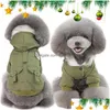 Dog Apparel Soft Warm Clothes Winter Clothing For Dogs Coat Thicken Pet Yorkshire Russian Weather 35S Drop Delivery Home Garden Suppl Dharv