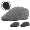 Berretti Retro Inghilterra Cappelli da uomo semplici Autunno Inverno Antivento Street Berretto da strillone Berretto in cotone Moda casual Berretto piatto in twill piccolo Z0616