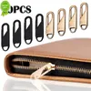 Nouveau 10 pièces universel tirette extracteur amovible alliage fermeture éclair curseur vêtements fermeture éclair fixateur bricolage couture réparation instantanée fermeture éclair pour vêtements sacs