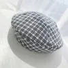 Berets solidny kolor elegancki lady skórzany czapki kobiet dziewczyna beret francuska artystka ciepła wełna zimowa czapka czapka vintage zwykłe beret czapki z0616