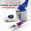 Attrezzatura per nail art Strong 210 PRO XII Fresa per unghie 65W 35000 Frese per macchine Manicure Fresa per unghie elettrica Fresatura Manicure Macchina per smalto Lima per unghie 230616