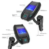 Ny bil mp3-spelare Bluetooth FM-sändare Modulator Handsfree LCD Display Support Fapp/TF Card/U Disk Aux Input Music Play