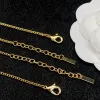Diseñadores Collares pendientes Pulseras moda Collar de oro Pulseras de cobre Cadena de joyería collar de diseñador Regalo para mujer Bodas 2303161PE