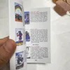 야외 게임 활동 황금 타로 12x7cm 영어 데크 클래식 컬러 페이퍼 가이드 북 초보자를위한 고품질 학습 카드 룬 점 230615