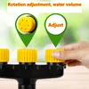 Watering Equipments Convenience Farm Vegetable Irrigation Spray Agriculture Atomizer Nozzle Home Garden Lawn Sprinkler Adjustable Tool 230616