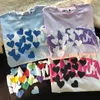 Camisetas Masculinas Taro Purple Design Sense Niche Milk Sweet Shirt Lake Blue Estampado Full Love Summer T-shirt de manga curta Masculino