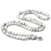 Strand Natural Stone Bracelet Yoga String Lotus Magnesite Beads Charme Bracelets Hand For Men and Women Luxury Jewelry