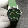 41 mm podbój męskie zegarki Automatyczne ruch mechaniczny gumowy pasek Pasek Ceramiczny ramka ceramiczna z hydrokonquest hardlex szklane oznaczenia czarne tarcze 01