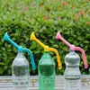 Sproeiers Tuinieren Plant Watering Handheld dualpurpose waternevel Fles Water Kan Top Waterers Douche Zaailing Irrigatie 230616