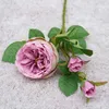 Сухоцветы Высокое качество Моделирование одной ветки роз Домашняя гостиная Обеденный стол Свадебные украшения Поддельные искусственные дешевые