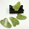 2020 Natural Green Jade Guasha Gua Sha Board Massagegerät für die Scraping-Therapie-Massage