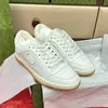 Designer G Mac80 Sneakers Uomo Donna Scarpe da corsa Moda di lusso intrecciata Logo vintage Tela beige spessa Scarpe da ginnastica sportive stampate in pelle