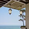 Pendant Lamps American Outdoor Waterproof LED Chandeliers European Retro Corridor Aisle Balcony Garden Creative Courtyard Hanging Lights