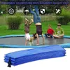 Housse de trampoline intégrée Fitness Equip 6ft 8ft Accessoire à ressort rond Couvre-poteaux en mousse Tapis de protection de remplacement 230616