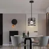 Pendant Lamps Modern Lamp Vintage Led Ribbon Spiral Swirl Ceiling Hanging Light Shade Chandelier Living Room Kitchen Lighting Fixture