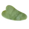 Jade Roller Gua Sha Scrapping Tool Set Aging Facial Massager, Authentic Jade Stone Roller for Face,