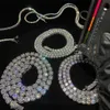 Factory Vvs Moissanite Diamond 925 Sterling Silver Hip Hop Druzy Jewelry Cuban Link Chain 3mm Iced Out Clustered Tennis Necklace Chain Locket Necklaces