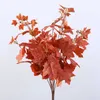 Fleurs séchées Simulation feuille érable poignée bouquet maison salon Table à manger décoration de mariage fleur artificielle fausses plantes