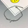 Lien Bracelets Liste Mode Personnalité Simple Ecg Conception Ray Diagram Bracelet Fréquence Battre 1 Coeur D'amour