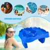 Inflatable Floats tubes Air Inflation Toy Pool Party Snack Hanging Holder Multipurpose Water Cup Hanger Tray Adjustable Non-slip Swimming Accessories 230616