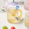 Gobelets Floriddle tasse en verre coloré tasses à café résistance à la chaleur lait thé verres tasses bière 300 ml 230615