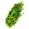 Dekorative Blumen Gänseblümchen-Girlande, künstlicher Kranz, Po-Requisite, Haustür-Schmuck, Weihnachten, 36 x 36 cm, Party, gelbes Kunststoff-Simulationsdekor