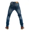 Motorkleding Zomerbroek Heren Moto Jeans Bescherming Touring Motorbike Broek Voering Motorcross Zwart Blauw