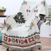 Kocowy w stylu etnicznym sofa koc rekrea koc miękki ciepły bawełniany koc sprężyna i jesienna sofa sofa koc R230616