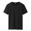 Men's T Shirts Summer Cotton Solid Color Half-sleeved Shirt Men Loose Short-sleeved 6272