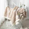 Couverture Inyahome et Blanc Chaud Sherpa Jeter Couverture Polaire Doux Couverture Double Face Réversible Super Doux Fuzzy Lit Accessoires R230615