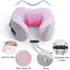 Massaging Neck Pillowws Electric Neck Massager with Heat 3D Deep-Kneading Bead for Neck Shoulder Pain Relief Rechargeable Cordless Neck Pillow Massager 230615