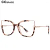 Solglasögonramar 55328 Acetatglasögon Frame Myopia Optiskt receptbelagda glasögon Korea Eyewear