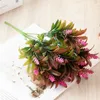 Fleurs séchées artificielles 31 cm, bouquet de fleurs bon marché, adaptées à la décoration de fête de mariage en plein air en famille