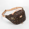 Breast bag women's fashion trendy brand printed dumpling bag, large capacity women's waist bags chest houlder crossbody bag