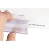 Rahmen 120 cm Mittelklemme Clearticket Clip Datenleiste Glas Holz Regal Preis Talker Etikettenhalter