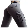 Pantalons pour femmes Poche d'équitation pour femmes Leggings d'entraînement Fitness militaire Courir Taille haute Pantalon Élastique Culotte équestre Équipements