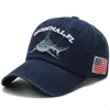 Top Caps Beyzbol Kapakları Erkekler Shark Amerikan Bayrak Erkek Şapkalar Hayvan Şapkası Trump Hip-Pop Günlük ABD Şapka Retro Pamuk Gorras Trucker Hat 230615