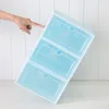 Clear plastic shoe storage box Thickened flip drawer Dustproof Sneaker Organizer High Heels Boxes Candy Color Stackable Shoes Container Icql