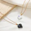 Chaînes acrylique coeur collier avec oeil bleu dames bulle coeur pendentif turc mal collier Y2K bohème fête bijoux