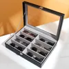 Zonnebrillen Cases Portable Zonnebril Organizer Multi-slot Display Eenvoudige Reizen Zonnebril Case Lederen Organizer Opbergdoos voor Brillen 230615