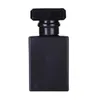 100 pcs/lot 30 ml 50 ml parfum cosmétique verre vaporisateur bouteille carré rechargeable atomiseur noir Transparent verre Pxmnw